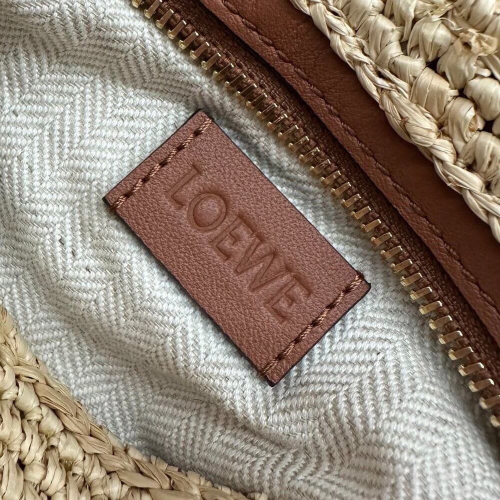 Loewe Raffia Woven Paula's Ibiza Crossbody Bag - Picture 9 of 9